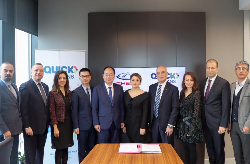 Chery Türkiye ve Quick Finans’tan Büyük İş Ortaklığı!