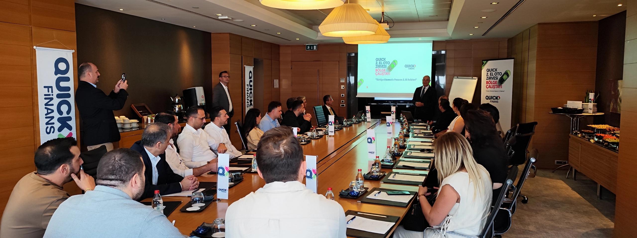 Quick Finans 2. El Oto Zirvesi Ege Bölge Çalıştayı Sektörün Önde Gelen Temsilcilerinin katılımı ile İzmir’de Toplandı