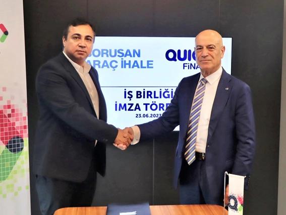 Quick Finans ve Borusan Araç İhale, İkinci El Araç Finansmanında İş Birliğine İmza Attı
