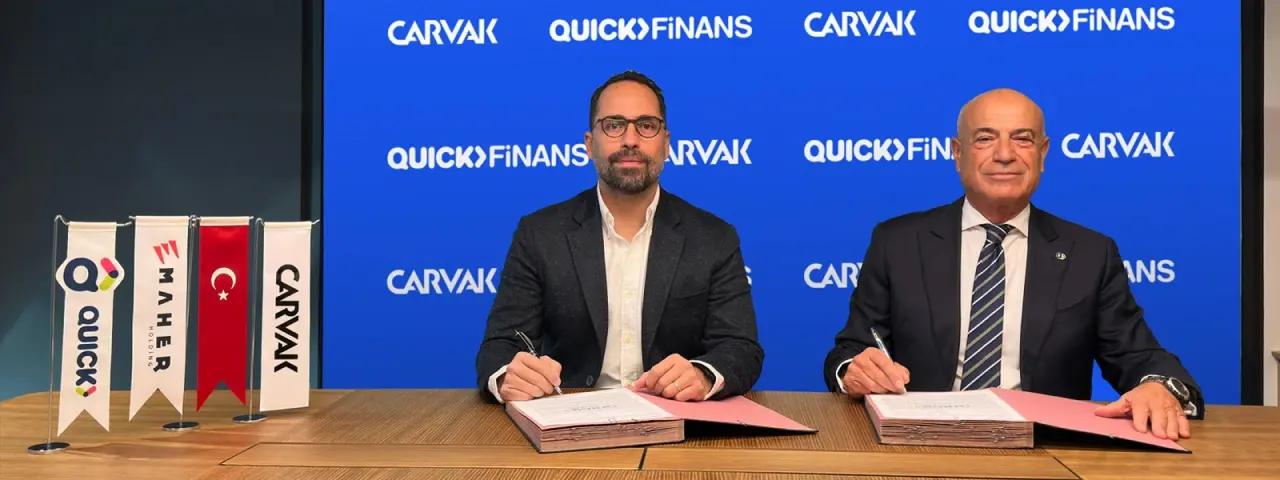 Quick Finans ve Carvak İş Birliği, 2. El Otomobil Pazarına Yenilikçi Finansal Çözümler Getiriyor.